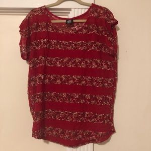 Bobeau size M sheer shirt